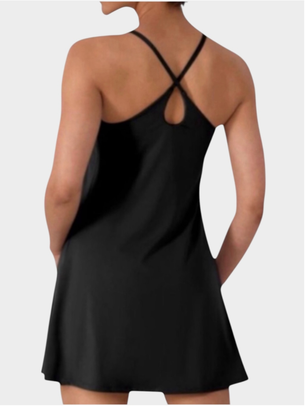 Size M Halara Softlyzero Plush Backless Active Dress